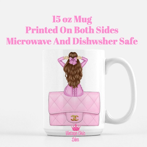 Pretty In Pink Girl11 Coffee Mug-