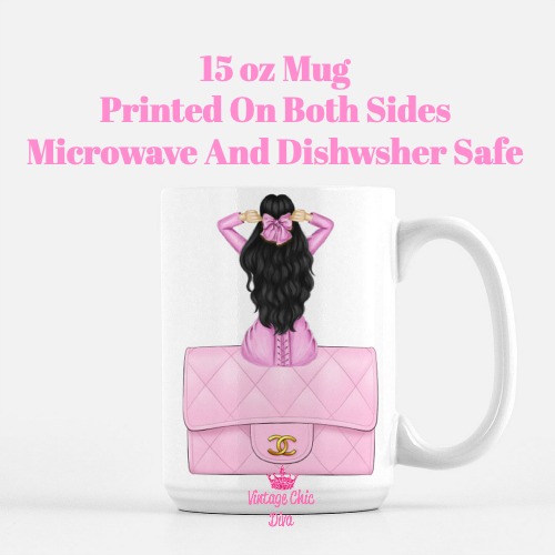 Pretty In Pink Girl12 Coffee Mug-