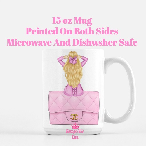 Pretty In Pink Girl13 Coffee Mug-