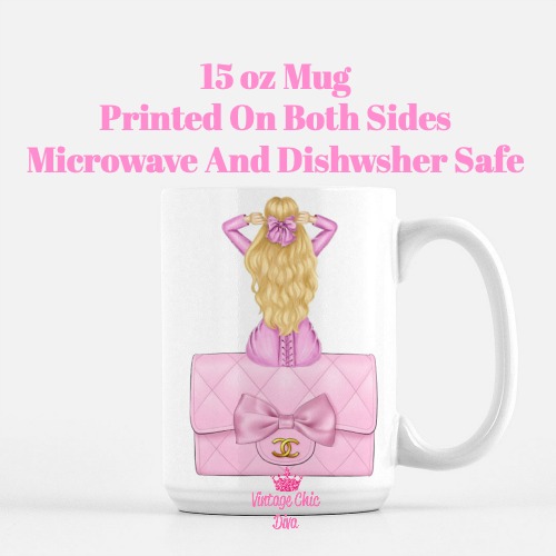 Pretty In Pink Girl18 Coffee Mug-