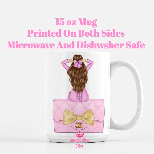 Pretty In Pink Girl21 Coffee Mug-