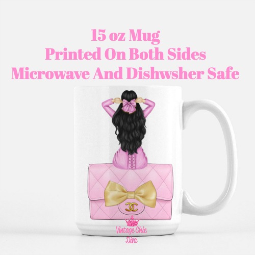 Pretty In Pink Girl22 Coffee Mug-