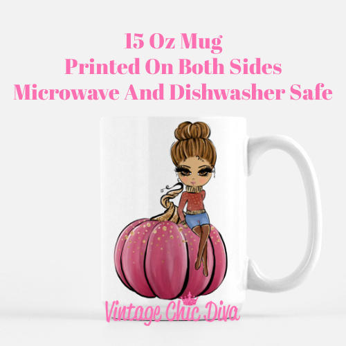 Pumpkin Girl14 Coffee Mug-