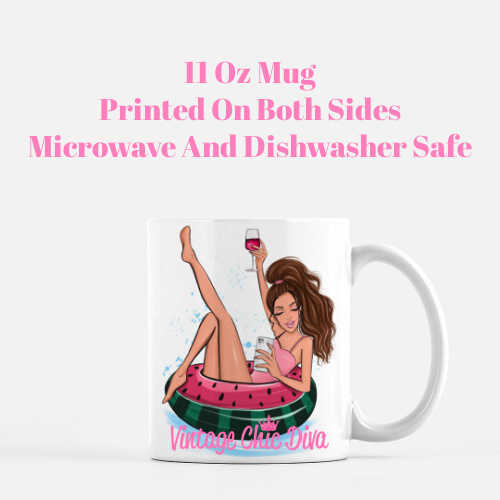 Summer Drink Girl11 Coffee Mug-