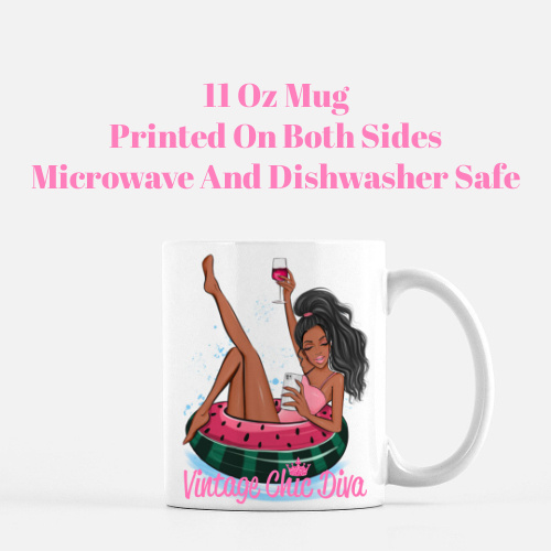 Summer Drink Girl12 Coffee Mug-