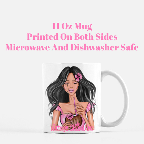Summer Drink Girl1 Coffee Mug-