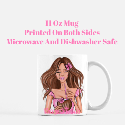 Summer Drink Girl2 Coffee Mug-