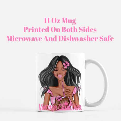 Summer Drink Girl4 Coffee Mug-