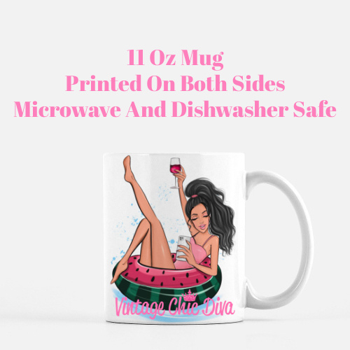 Summer Drink Girl9 Coffee Mug-