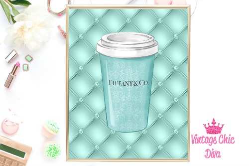 Tiffany Cup Tufted Background-