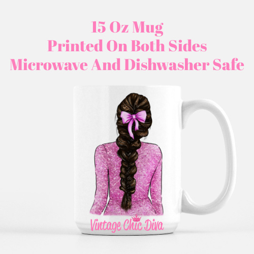 Valentine Bow Girl1 Coffee Mug-