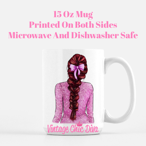 Valentine Bow Girl4 Coffee Mug-