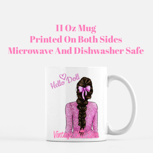 Valentine Bow Girl5 Coffee Mug-