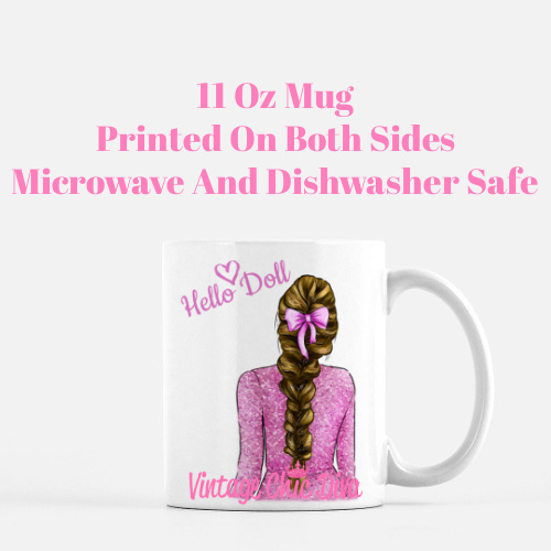Valentine Bow Girl6 Coffee Mug-