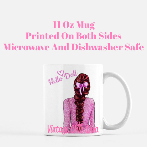 Valentine Bow Girl8 Coffee Mug-