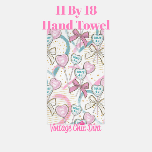 Valentine Design11 Hand Towel-