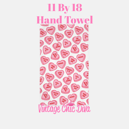 Valentine Design1 Hand Towel-