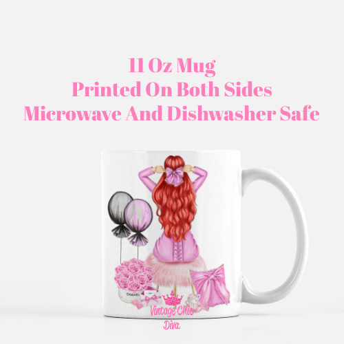 Valentine Glam Girl3 Coffee Mug-