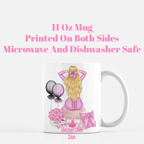 Valentine Glam Girl4 Coffee Mug-