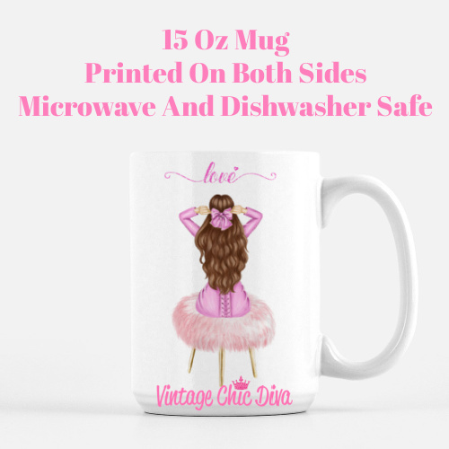 Valentine Glam Girl6 Coffee Mug-