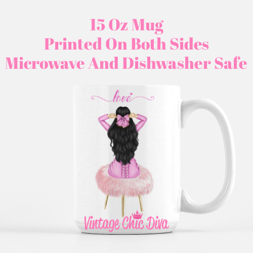 Valentine Glam Girl8 Coffee Mug-
