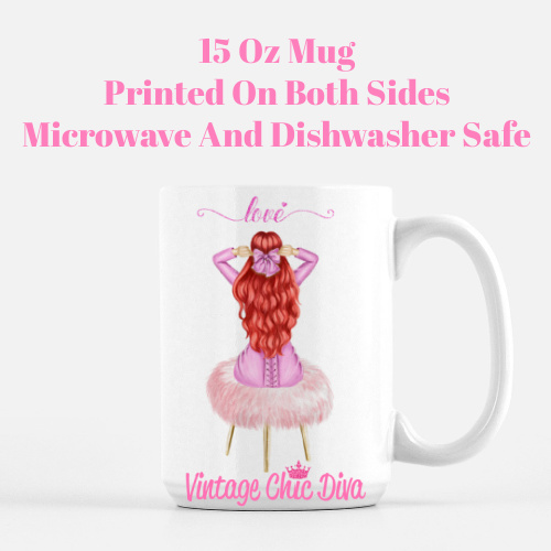 Valentine Glam Girl9 Coffee Mug-